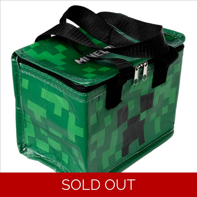 product Image for Minecraft Lunch Box Set: Lunch Box, Cool Bag & Insulated Drinks Bottle